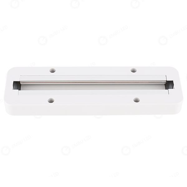 MINI TRILHO ELETRIFICADO RETANGULAR BRANCO