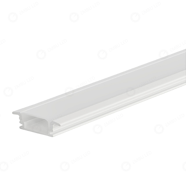 PERFIL ALUMINIO 2 METROS BRANCO EMBUTIR 41,3X10
