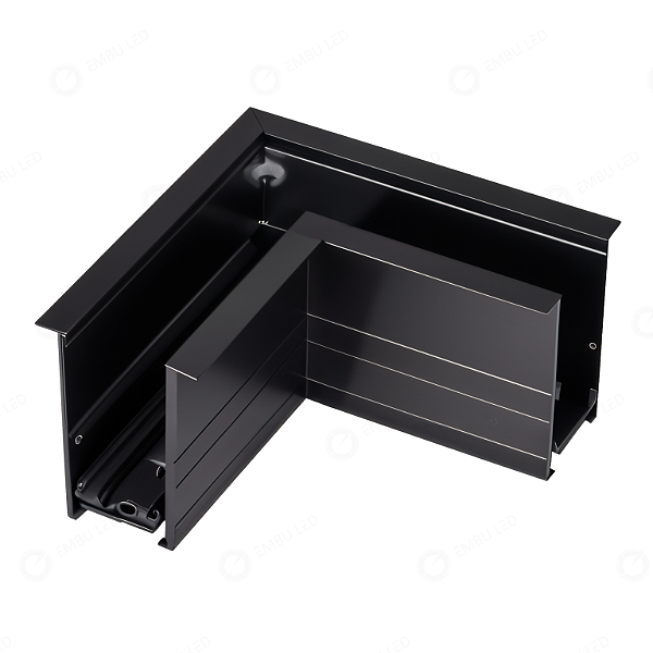 EMENDA PARA TRILHO MAGNETICO EMBUTIR TETO TETO " L "