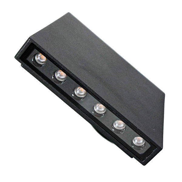 ARANDELA CUBOLUX 2X6W - BRANCO QUENTE - IP65