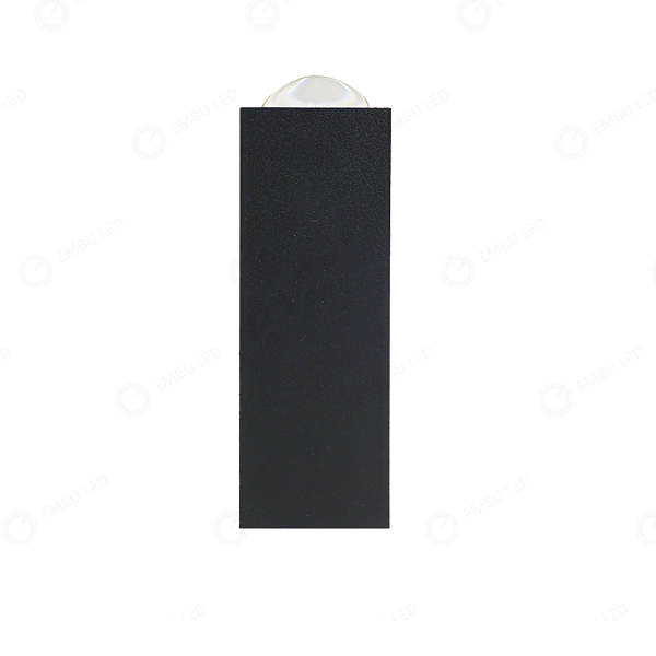 ARANDELA MINI PRETO 1W 3000K IP54