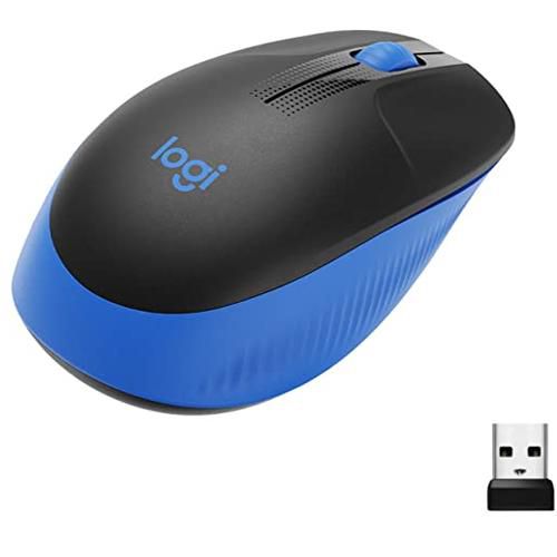 Mouse Sem Fio Logitech M190 USB 3 Botões 1000DPI, Cinza
