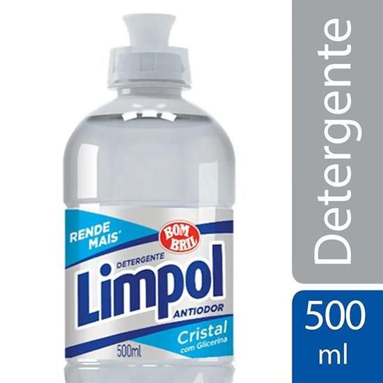 Detergente liquido Limpol cristal 500ml - Bombril