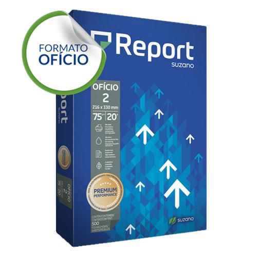 Papel Sulfite Oficio 2 75G Report Premium pct C/500FLS