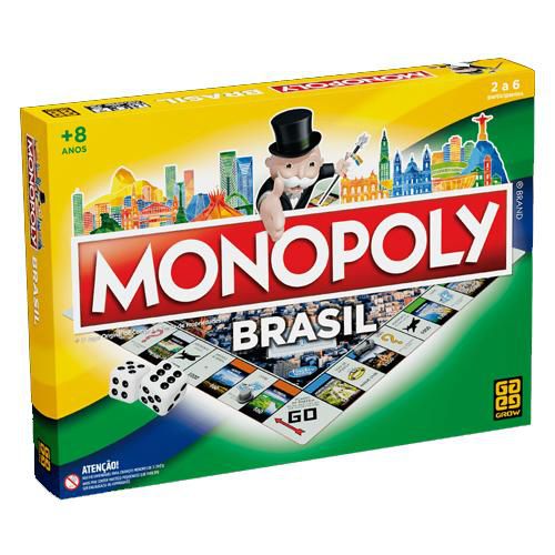 Jogo Monopoly Brasil - Grow