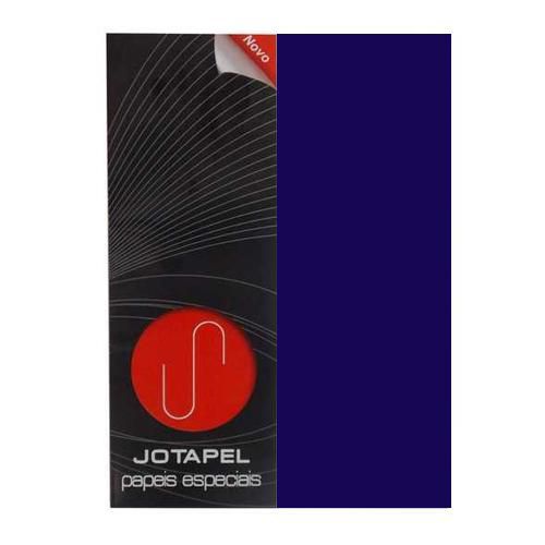 Papel Vergê Azul Escuro 180g A4 50 FL Jotapel