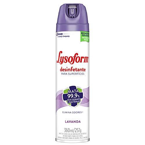Desinfetante Lysoform Aerossol Lavanda 360 ml