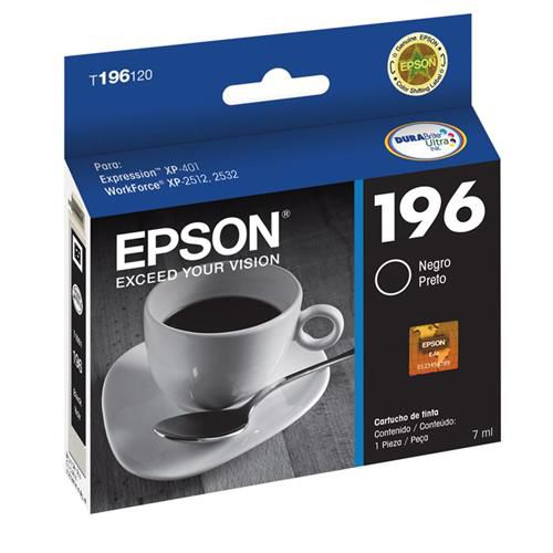 Cartucho Epson T196120 Preto Original