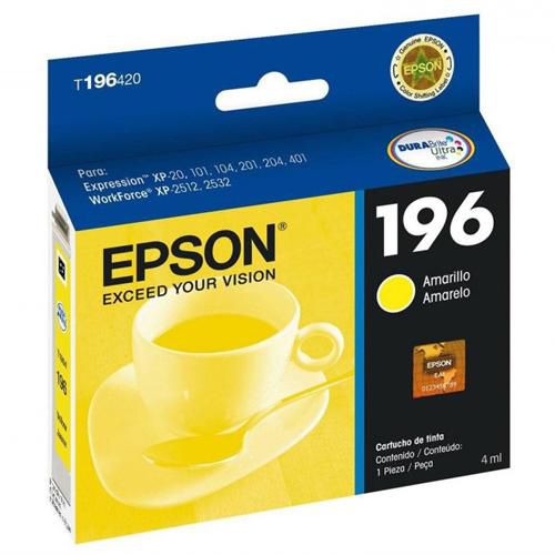 Cartucho Epson T196420 Amarelo Original