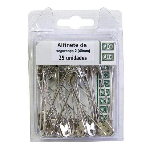 Alfinete de Segurança 2 (40mm) Caixa c/25 Uni
