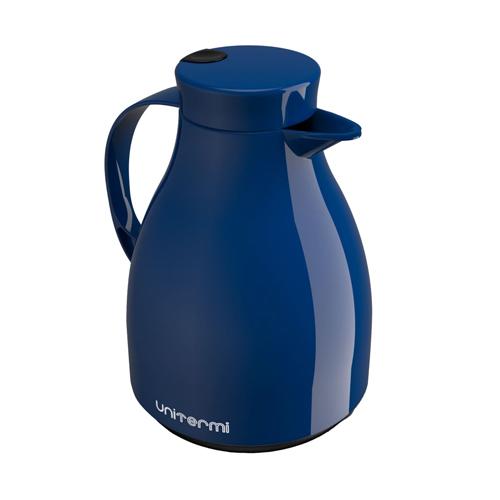Garrafa Térmica Bule c/ Gatilho Paris 1,0 L Azul Unitermi