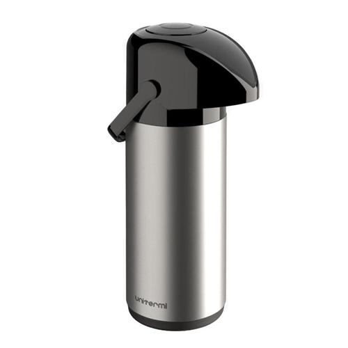 Garrafa Térmica de Pressão Verona 1,0L Inox Unitermi