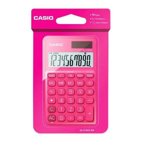 Calculadora Casio SL-310UC-RD Rosa