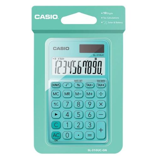 Calculadora Casio SL-310UC-GN Verde