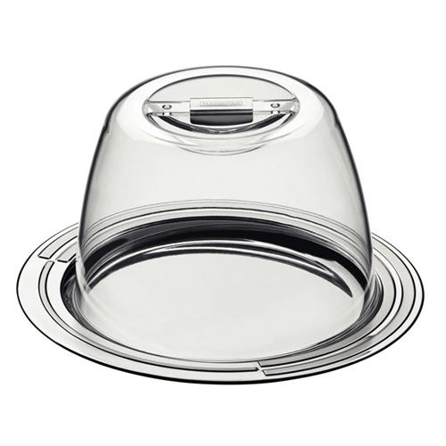 Porta-Queijo Tramontina Ciclo em Aço Inox 20 cm