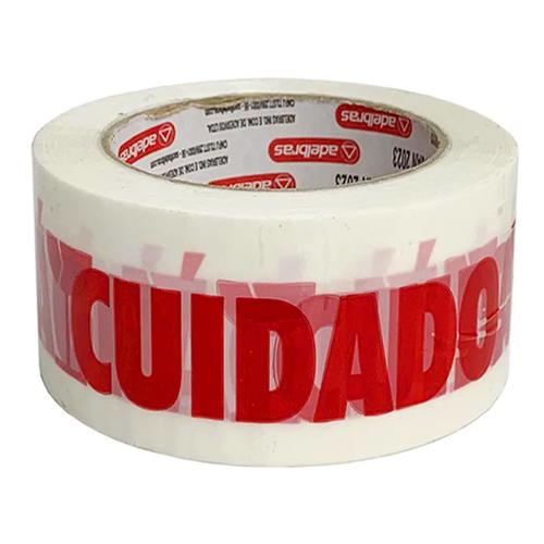 Fita Adesiva Cuidado Frágil 48mmx100m Branca Adelbras
