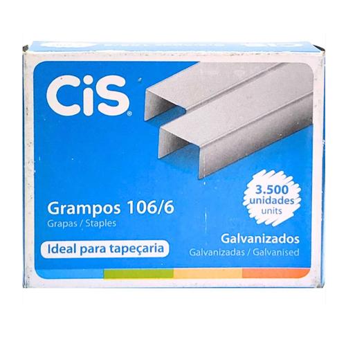 Grampo CIS Galvanizado 106/6 C/3500 Uni
