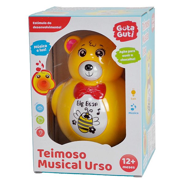 Teimoso Musical Urso DMT6661