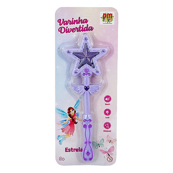 Varinha Divertida Estrela DMT6793