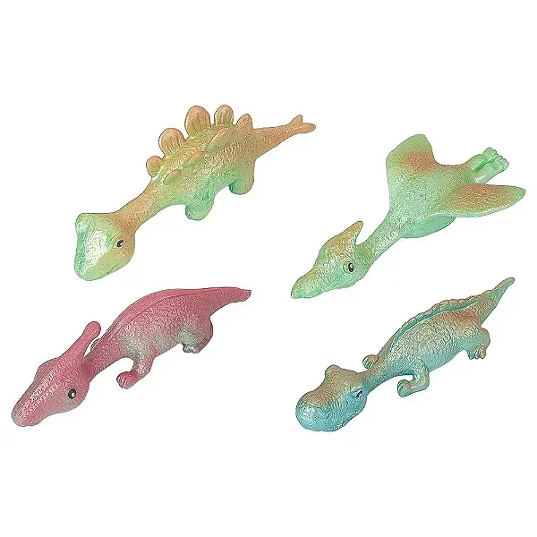 Gruda Dino Estilingue - Brinquedo sensorial de Entretenimento - Unidade Sortida