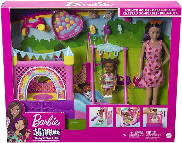 Barbie Boneca Skipper Babysitter Parque infantil, HHB67
