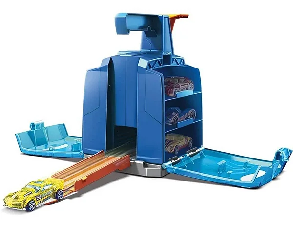 Pista De Percurso Hot Wheels Track Builder Caixa Lançadora Hotwheels Gcf92