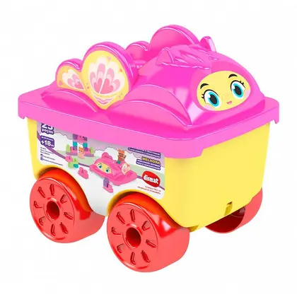 Blocos de Montar Blocolândia Carro Encantado 25 pçs MK440 - Dismat