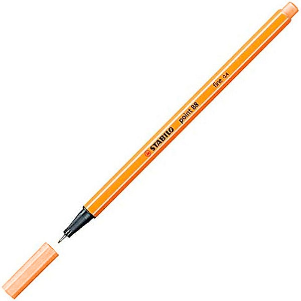 Caneta Stabilo Point 88/054 Laranja Neon