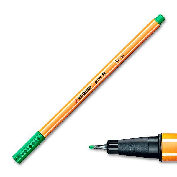 Caneta Stabilo Point 88/16 Verde Limao