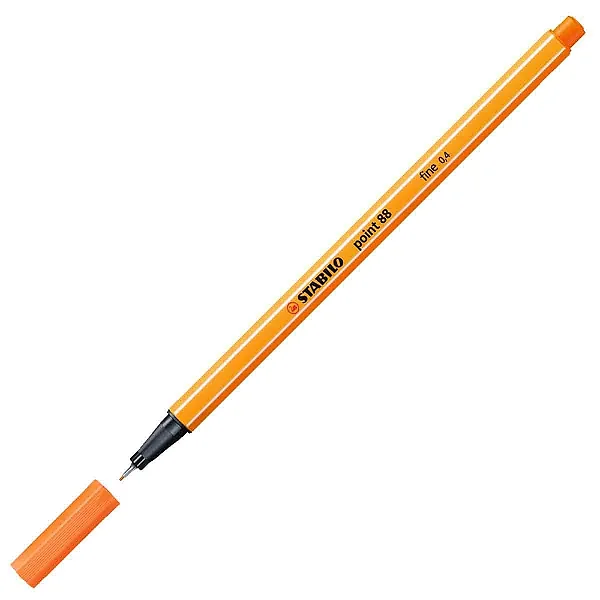 Caneta Stabilo Point 88/30 Laranja Palha