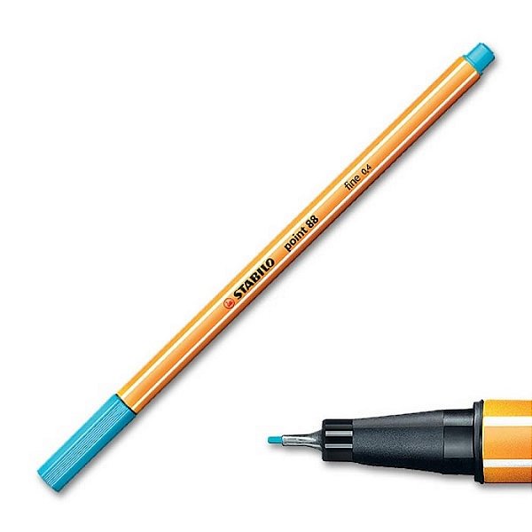 Caneta Stabilo Point 88/57 Azul Claro