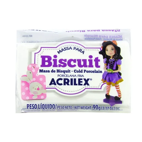 Massa Biscuit 90G Branco