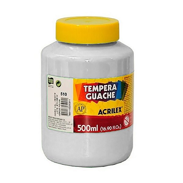 Guache 500 Ml 519 Branco Acrilex
