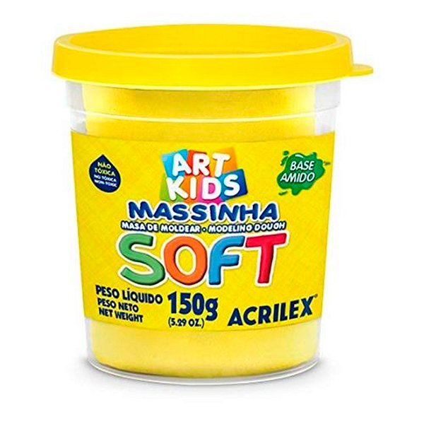 Massa Soft Amarelo Limão 150G