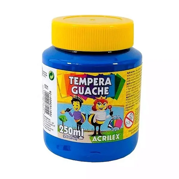 Guache 250 Ml 559 Azul Acrilex