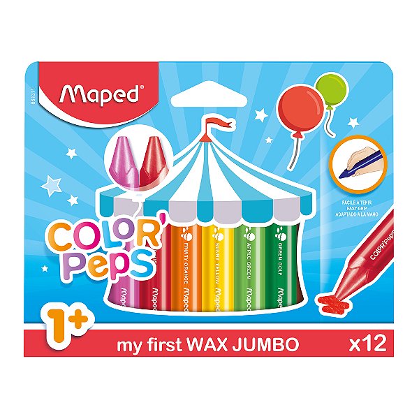 Giz Color Peps C/12 Jumbo