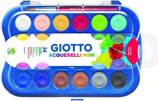 Aquarela Mini C/24 Cores Giotto