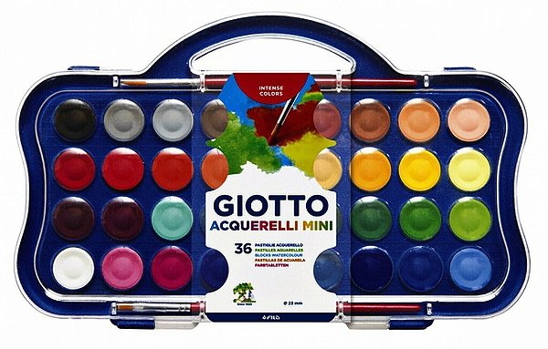 Aquarela Mini C/36 Cores Giotto