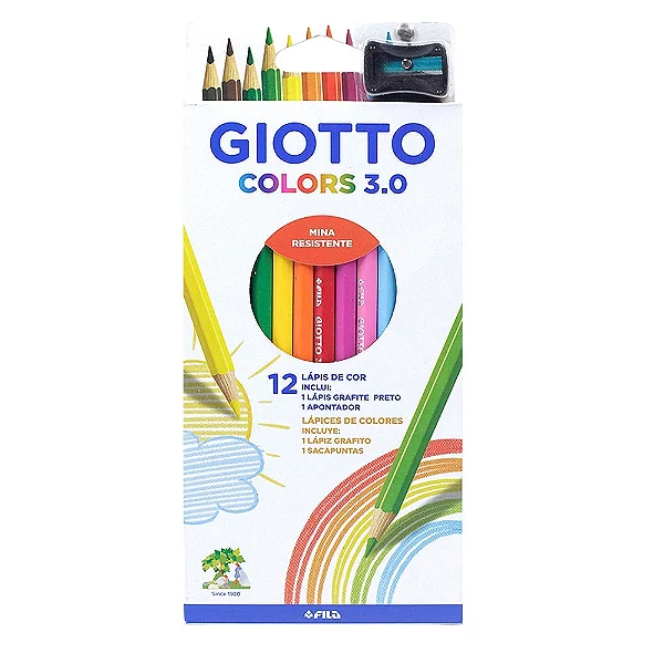 Lapis De Cor Giotto C/12 Cores F278100Sa