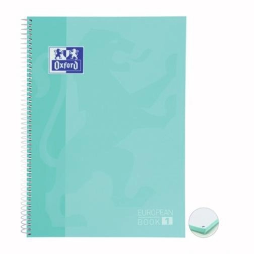Caderno Universitário Oxford 120 Folhas 5 Matérias Verde Menta