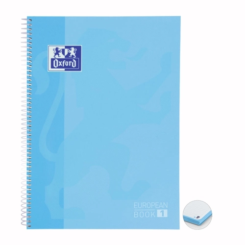 Caderno Universitário Oxford 120 Folhas 5 Matérias Azul