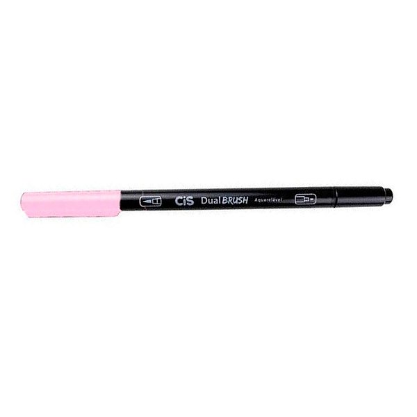 Caneta Cis Dual  Brush Pastel Rosa 39