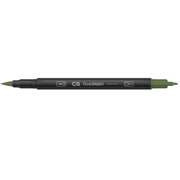Caneta Cis Dual  Brush Verde Aspargo 34
