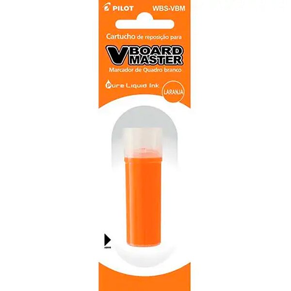 Refil P/Marcador Quadro Br Wbm Laranja