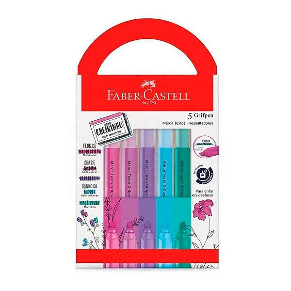 Marca Texto Grif C/5 Cheirinho Relaxa  Mt/Es5Rrzf