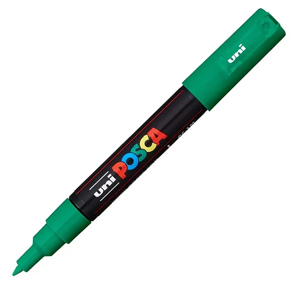 Caneta Uni Ball Posca Pc-1M Verde