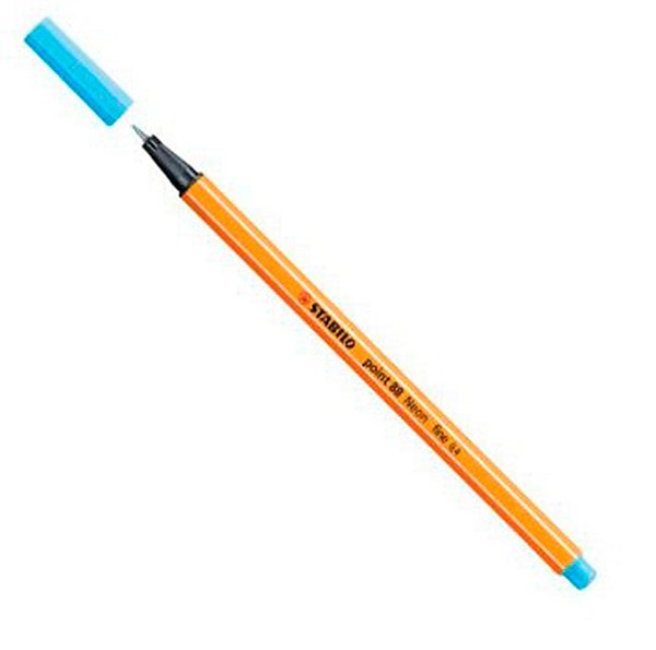 Caneta Stabilo Point 88/031 Azul Neon