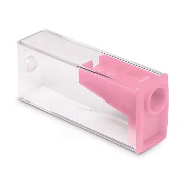 Apontador c/ Deposito Faber-Castell Pastel Rosa REF.125PASTELZF