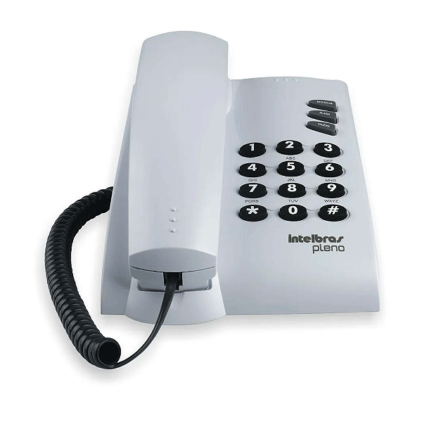 Telefone Pleno Cinza Artico Intelbras
