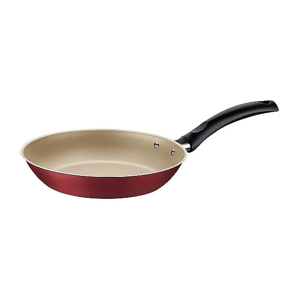 Frigideira Tramontina Turim Alumínio Antiaderente Starflon Max Vermelha 16cm 0,4L Tramontina